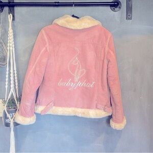 Baby Phat Baby Pink Suede Jacket